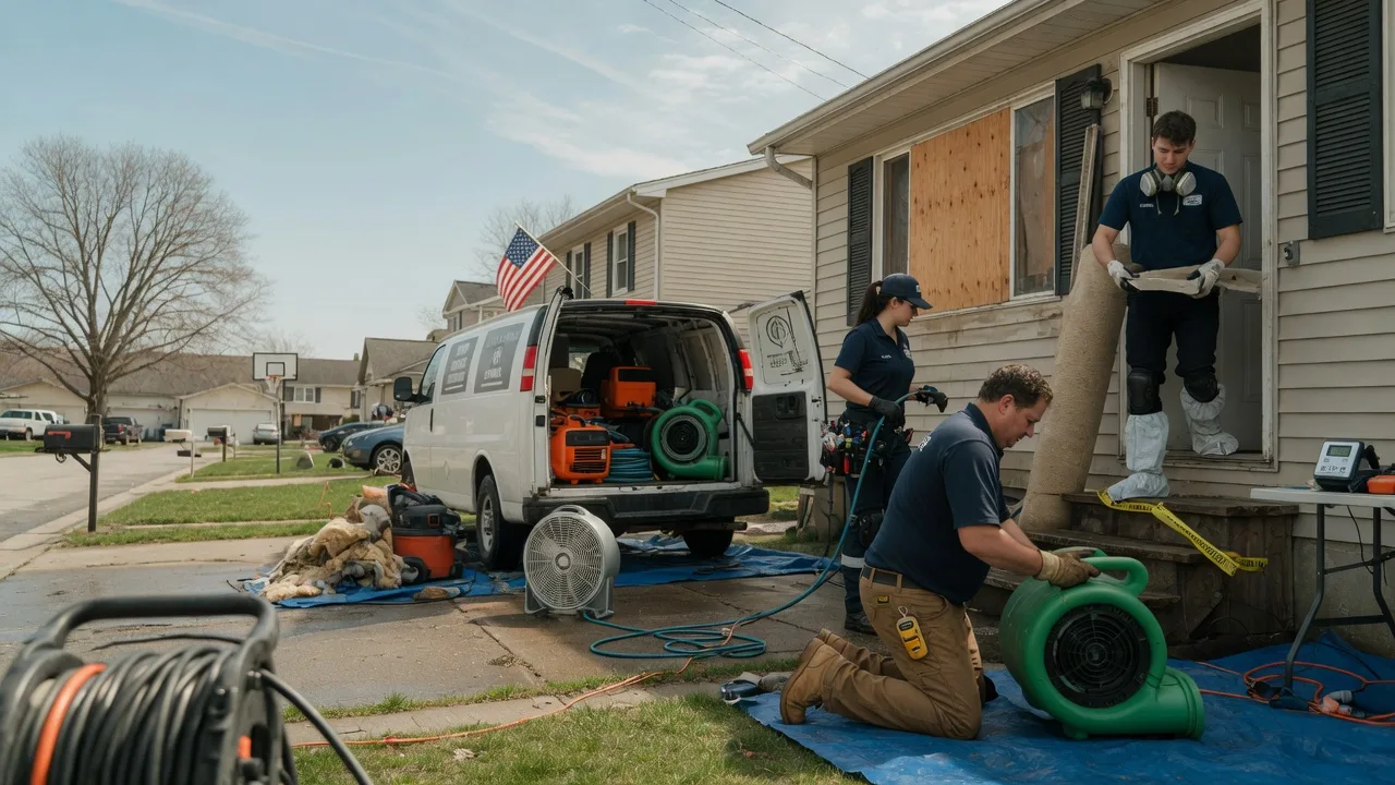 Water Damage Restoration in North Branch, MI near me